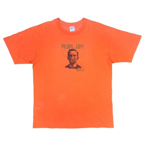 Vintage Anvil 2000 Pearl Jam Berlin Tour Crew Neck Band Tee - Size Large - Picture 1 of 9